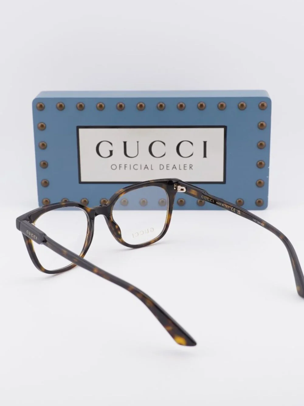 Gucci GG1821O 002 Square Eyeglasses - Havana 51mm